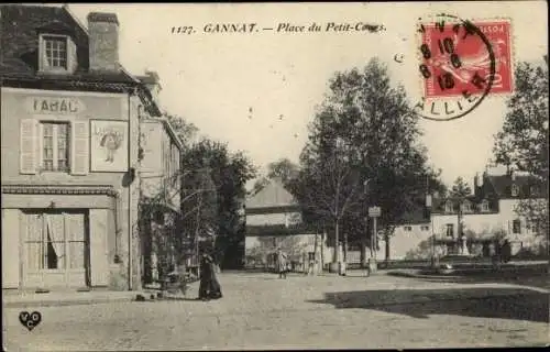 Ak Gannat Allier, Place du Petit Cours, Tabac