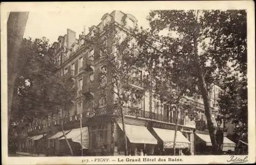 Ak Vichy Allier, Le Grand Hôtel des Bains