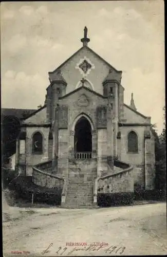 Ak Hérisson Allier, Kirche