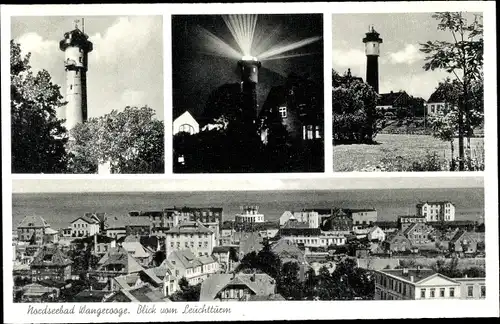 Ak Nordseeebad Wangerooge, Blick vom Leuchtturm, Ansichten vom Leuchtturm