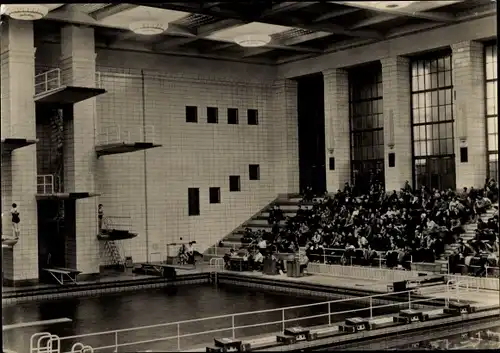 Ak Rostock in Mecklenburg Vorpommern, Schwimmhalle Neptun