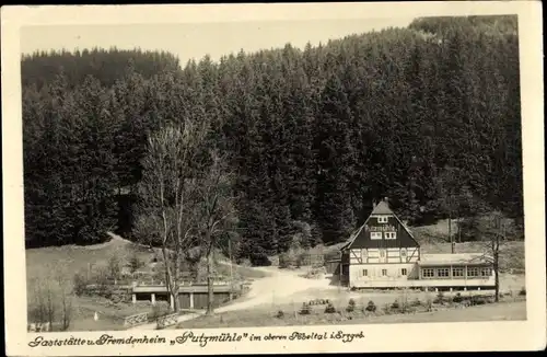 Ak Kipsdorf Altenberg im Erzgebirge, Gaststätte Fremdenheim