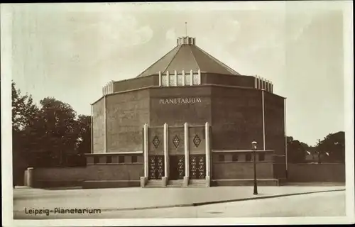 Ak Leipzig in Sachsen, Planetarium