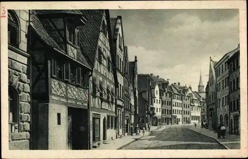 Ak Fürth in Mittelfranken Bayern, Untere Königsstraße