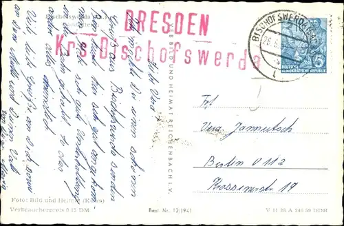 Ak Bischofswerda in Sachsen, Gondelteich