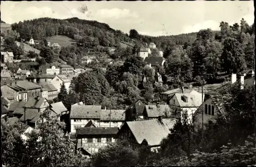 Ak Ruhla in Westthüringen, Blick auf Ort