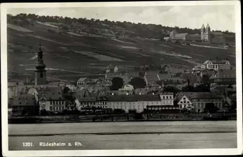 Ak Rüdesheim am Rhein, Panorama