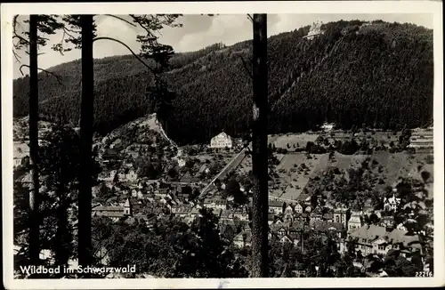 Ak Bad Wildbad im Schwarzwald, Panorama