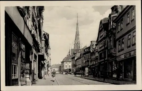 Ak Mühlhausen in Thüringen, Steinweg