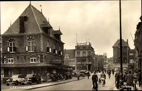 Ak Leeuwarden Friesland Niederlande, De Waag