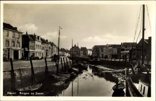 Ak Bergen op Zoom Nordbrabant Niederlande, Haven