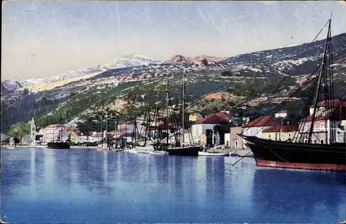 Ak Gruž Gravosa Dubrovnik Kroatien, Hafen