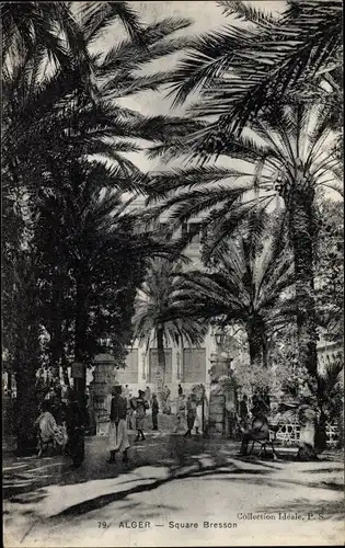 Ak Algier Alger Algerien, Square Bresson