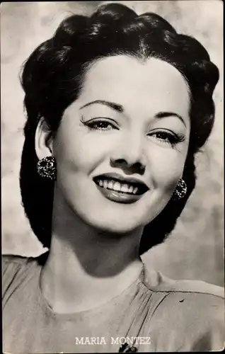 Ak Schauspielerin Maria Montez, Portrait