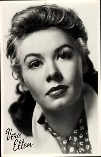 Ak Schauspielerin Vera Ellen, Portrait