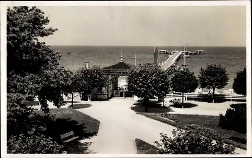Ak Ostseebad Göhren auf Rügen, Seebrücke