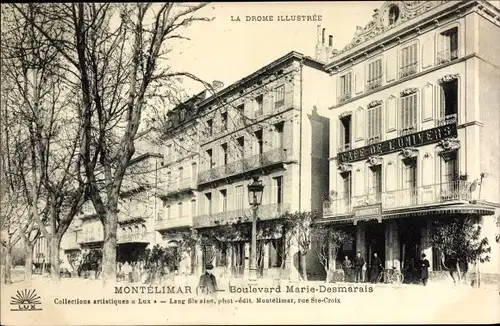 Ak Montélimar Drôme, Boulevard Marie Desmarais