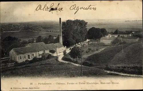 Ak Han sur Meuse, Pichaumeix, Chateau, Ferme et Usine Electrique