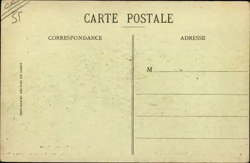 Ak Revigny Meuse, Le Pont et le Chemin de la Chapelle