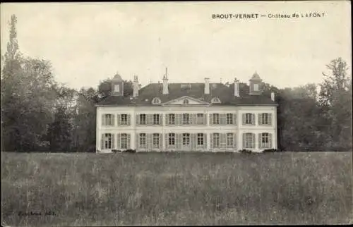 Ak Broût Vernet Allier, Château de Lafont