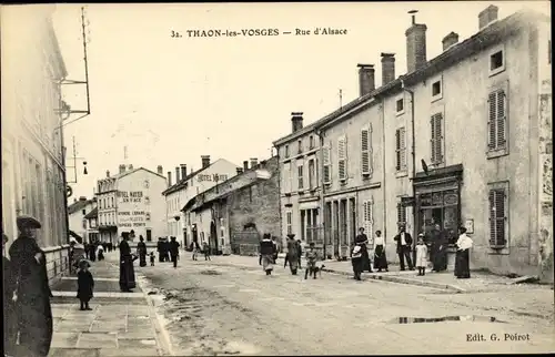 Ak Thaon les Vosges, Rue d'Alsace