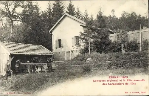 Ak Épinal Lothringen Vosges, Concours regional et 5. Fete annuelle des Carabiniers de l'Est