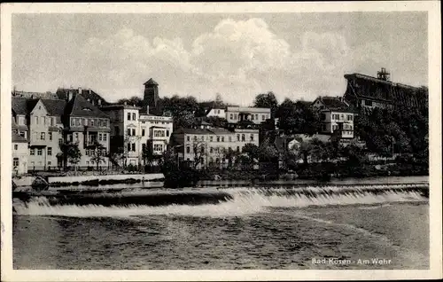 Ak Bad Kösen Naumburg an der Saale, Am Wehr, Gradierwerk, Haus Anna