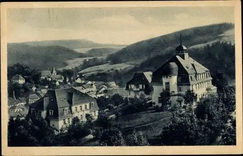 Ak Bad Gottleuba in Sachsen, Blick auf die Frauenhäuser, Berge