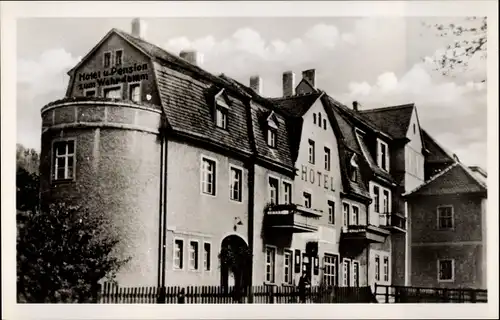 Ak Bad Kösen Naumburg an der Saale, Hotel Zum Wehrdamm, Inhaber Westermann