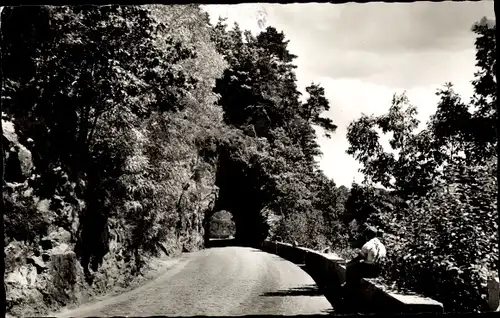 Ak Albbruck im Schwarzwald, Albtalstraße Albbruck St. Blasien, Tunnel