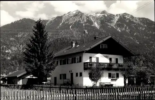 Foto Ak Krün in Oberbayern, Pension, Berge