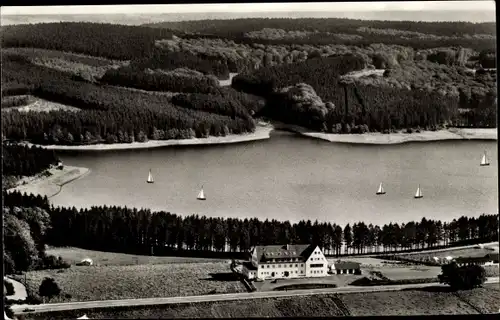 Ak Marienheide im Bergischen Land, Brucher Talsperre, V. d. K.-Erholungsheim