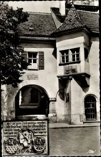 Ak Marktredwitz im Fichtelgebirge, Rathausportal