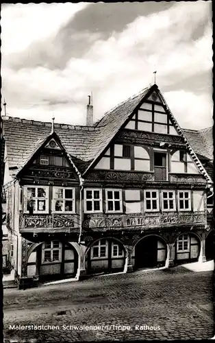 Ak Schwalenberg in Lippe, Rathaus