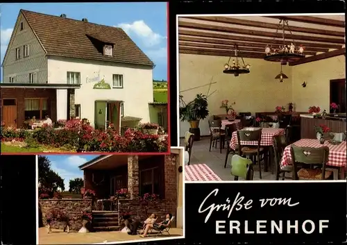 Ak Waldernbach Mengerskirchen im Westerwald, Privat-Pension Erlenhof