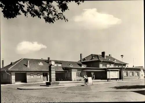 Ak Ostseebad Kühlungsborn Ost, Bahnhof