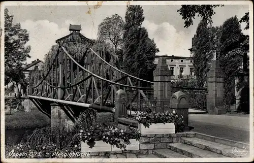 Ak Opole Oppeln Schlesien, Pfennigbrücke