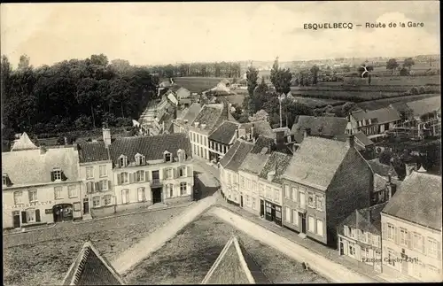 Ak Esquelbecq Nord, Route de la Gare
