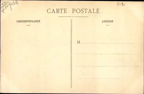 Ak Toul Meurthe et Moselle, Rue Post Caillaut