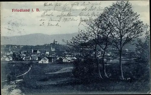 Ak Frýdlant v Čechách Friedland in Böhmen Reg. Reichenberg, Panorama