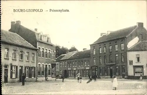 Ak Bourg Leopold Leopoldsburg Flandern Limburg, Prinsenplaats