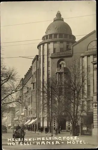 Ak Helsinki Helsingfors Finnland, Hotelli, Hansa Hotel