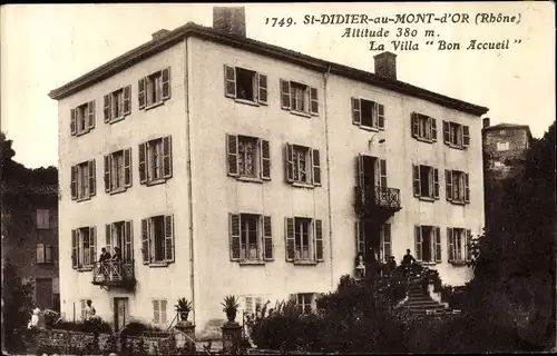 Ak Saint-Didier-au-Mont-d'Or Rhône, La Villa Bon Accueil