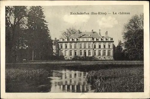 Ak Reichshoffen Reichshofen Elsass Bas Rhin, Le Chateau