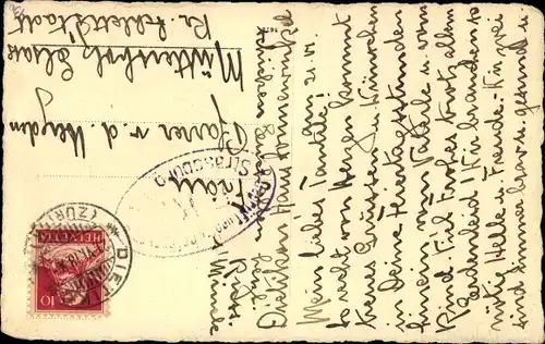 Ak Dietikon Zürich Stadt Schweiz, Blick auf ein Wohnhaus