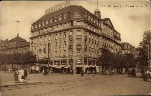 Ak Frankfurt am Main, Hotel Excelsior