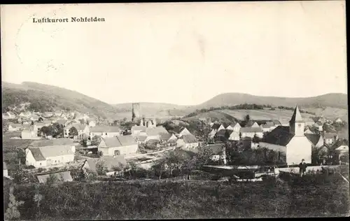 Ak Nohfelden an der Nahe Saarland, Totalansicht der Ortschaft