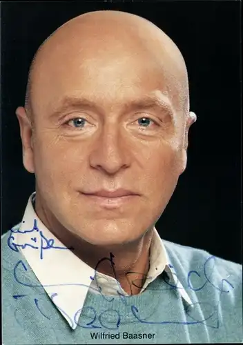 Ak Schauspieler Wilfried Baasner, Portrait, Autogramm