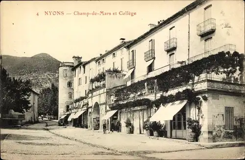 Ak Nyons Drôme, Champ de Mars et College
