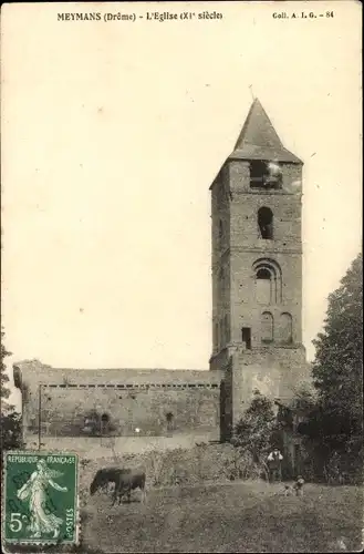 Ak Meymans Drôme, L'Eglise